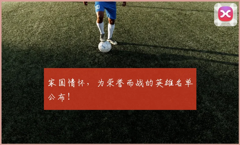家国情怀，为荣誉而战的英雄名单公布！